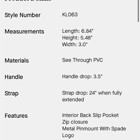 Kate Spade Pink Transparent Tote Bag - New - Picture 9 of 11